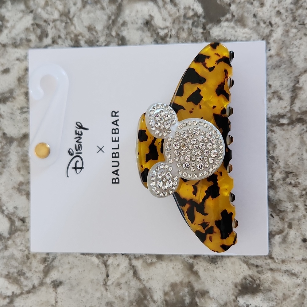 Disney x Baublebar Mickey Mouse Tortoise Shell Claw Clip